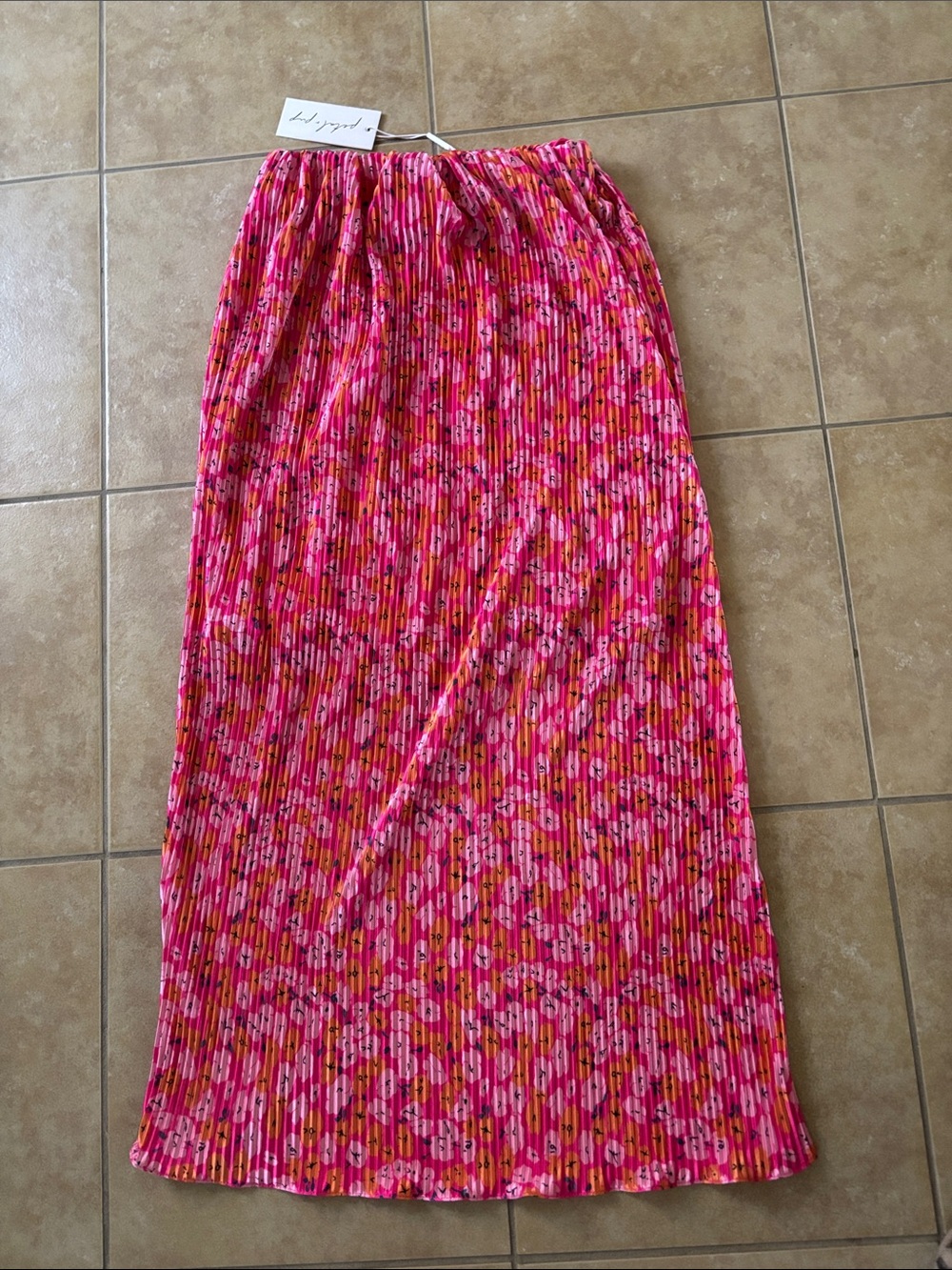 NWT Petal + Pup Floral Pleated Maxi Skirt